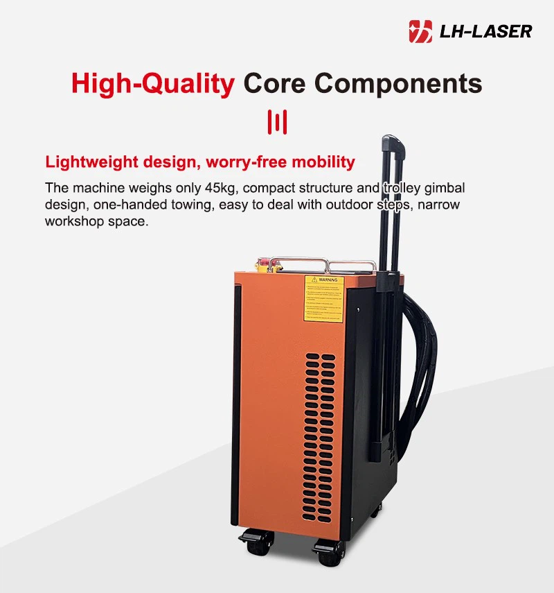Pulse Laser Cleaner 100w 200W 300W JPT Stone Wood Rust Paint Removal Graffiti suppliers